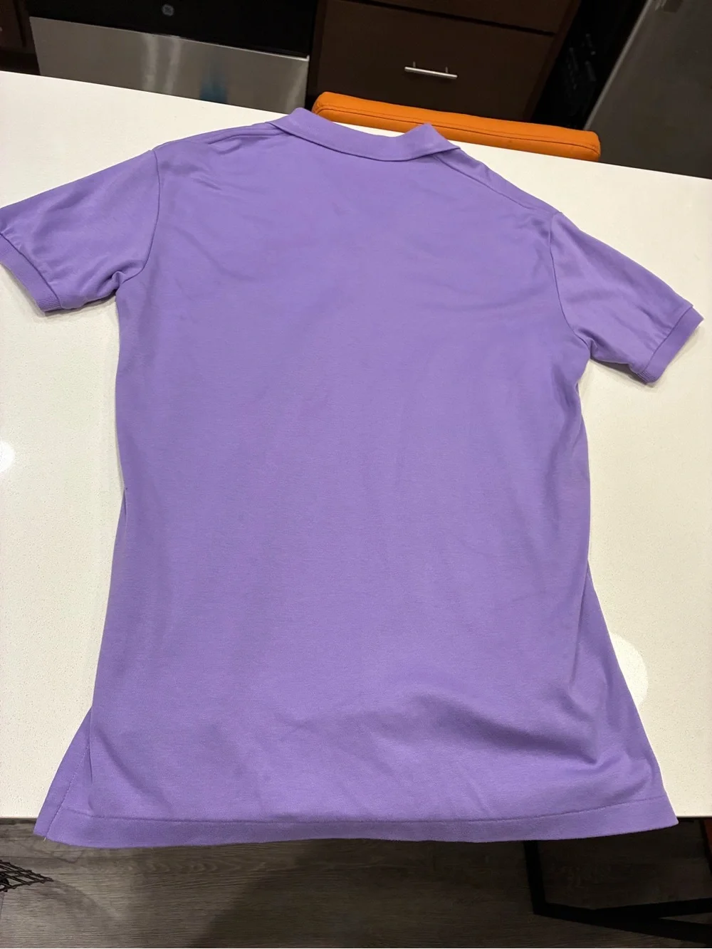 Ralph Lauren Men's Polo Shirt in Lavender with Green Pony
